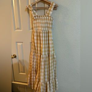 Abercrombie & Fitch Plaid Maxi Dress